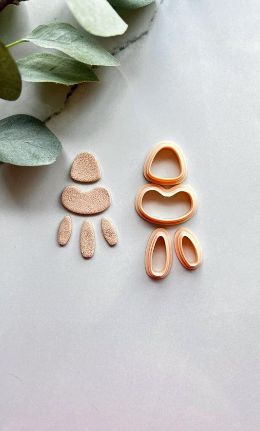 Anais Organic Polymer Clay Cutter Set | Geometric Clay Cutter | Simple Clay Cutter | Organic Clay Cutter | Outline Clay Cutter