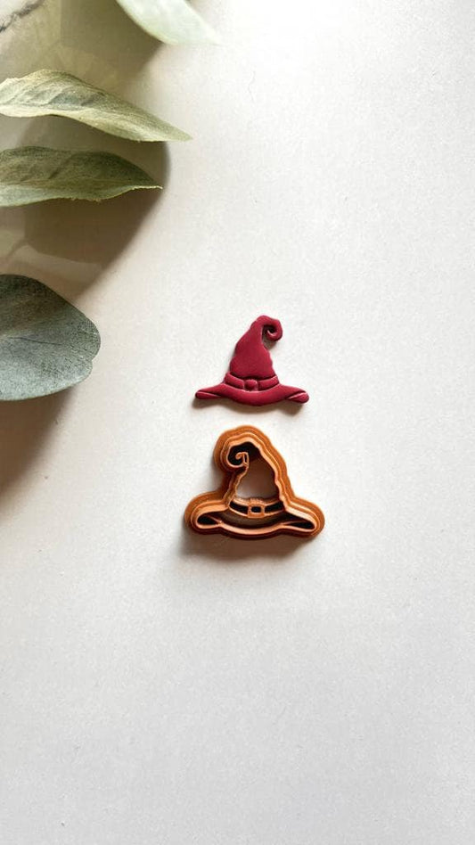 Witch Hat Polymer Clay Cutter | Clay Cutter Set | Fall Cutters | Earring Making Tool | Scary Cutter | Flower Cutter | Boho Clay Cutter