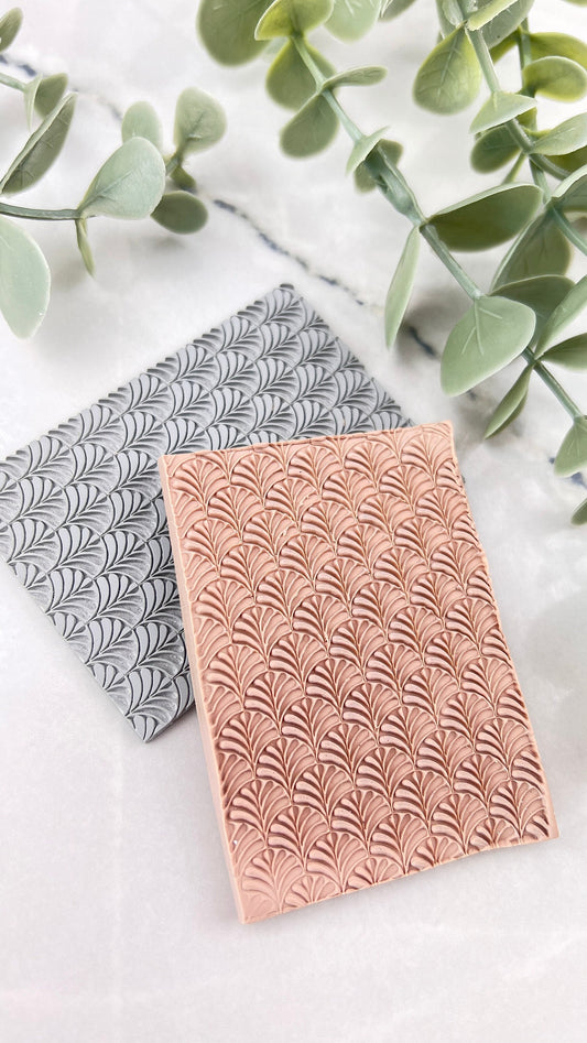 Art Deco Pattern Polymer Clay Texture Mat