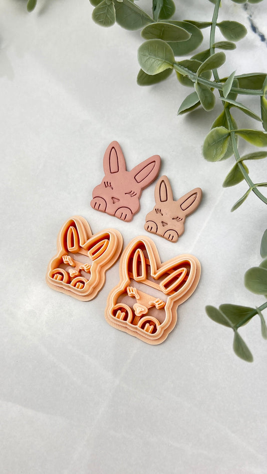 Cute Bunny Easter Polymer Clay Cutter | Clay Cutters For Polymer Clay | Polymer Clay Cutters | Polymer Clay Tools | Cutter Polymer Clay
