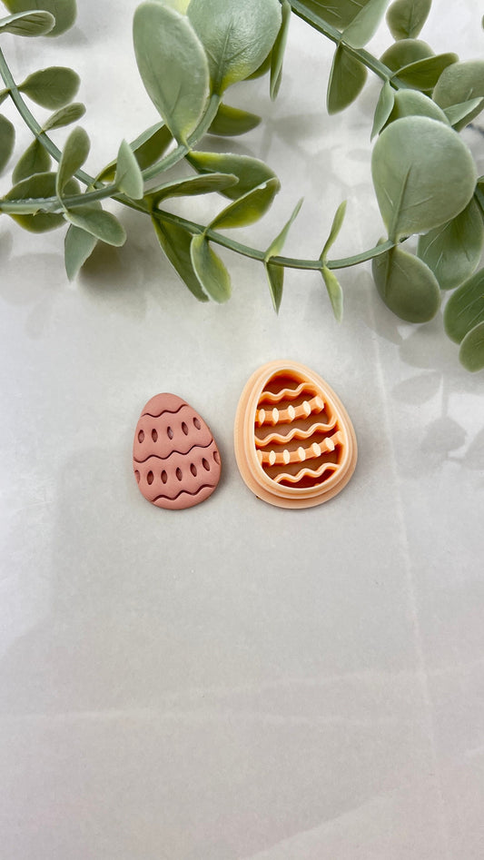 Easter Egg Polymer Clay Cutter | Clay Cutters For Polymer Clay | Polymer Clay Cutters | Polymer Clay Tools | Cutter Polymer Clay