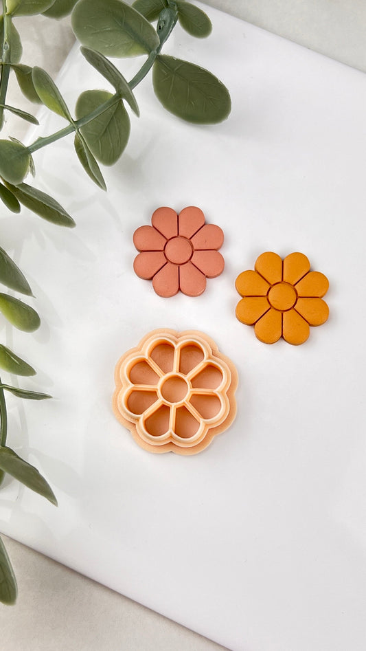 Classic 8 Petals Daisy Spring Polymer Clay Cutter | Boho Clay Cutter | Clay Earring Cutter | Polymer Clay Cutters | Spring Clay Cutter | 