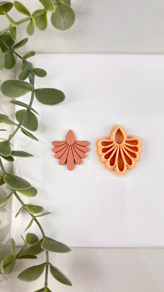 Dangle Scalloped Spring Polymer Clay Cutter | Boho Clay Cutter | Clay Earring Cutter | Polymer Clay Cutters | Spring Clay Cutter | 