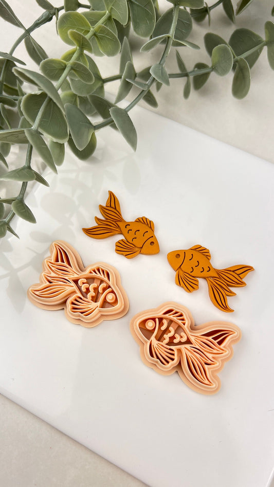 Koi Fish Polymer Clay Cutter | Summer Clay Cutters | Polymer Clay Tools | Clay Earring Cutter | Boho Clay Cutter | Clay Cutter Set