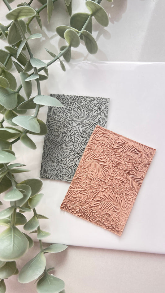 Botanical Pattern Polymer Clay Texture Mat