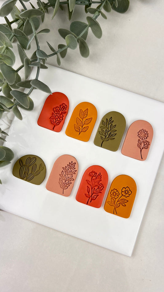 Polymer Clay Embossing Stamps